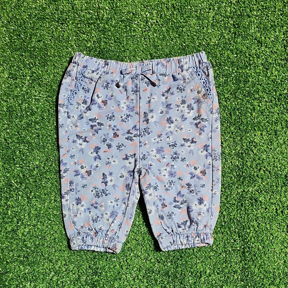 Floral Blue Kids Bottoms